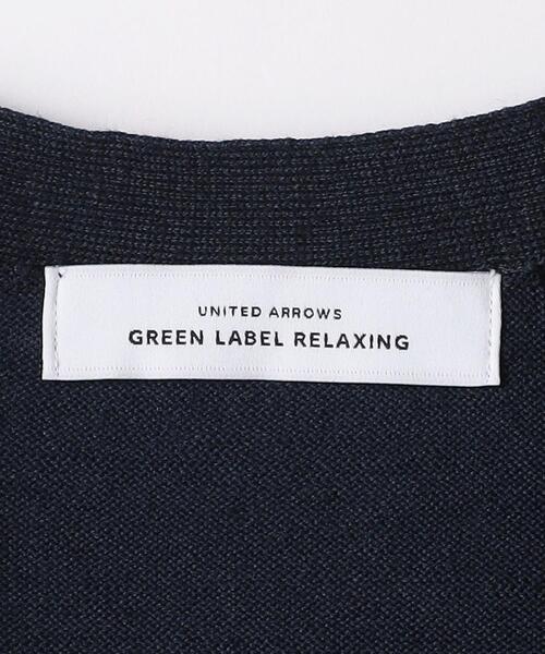 green label relaxing（グリーンレーベルリラクシング）の「リネンポリエステル プレーティング Vネックカーディガン-ウォッシャブル-（Tシャツ/カットソー・メンズ・ネイビー/グレー・XL/S/M/L）」の20枚目の写真
