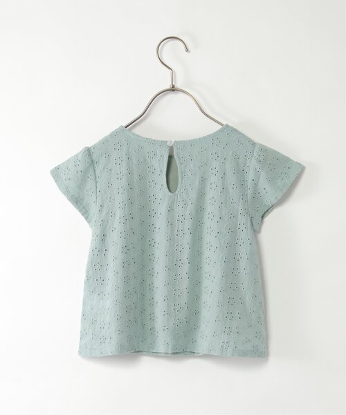 ikka(イッカ)の「【セットアップ対応】コットンレースブラウス(120~160cm)(シャツ/ブラウス・キッズ・チャコールグレー/ミント・120/130/140/150/160)」の12枚目の写真