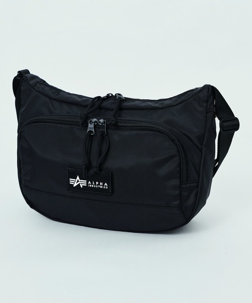Alpha Industries（アルファインダストリーズ）の「ラウンドショルダーバッグ（ショルダーバッグ・メンズ・オリーブ/ブラック・FREE）」の6枚目の写真