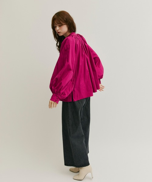 LUDLOW - GW特別お値下け♥今の季節にピッタリ✨LUDLOW ギャザーブラウス ボリュームギャザーブラウス（シャツ/ブラウス）｜Olu