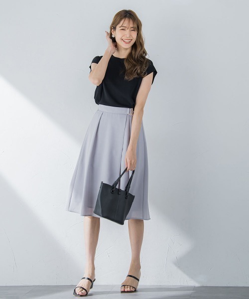 ketty（ケティ）の「ウエストポイントタックフレアスカート ≪手洗い  