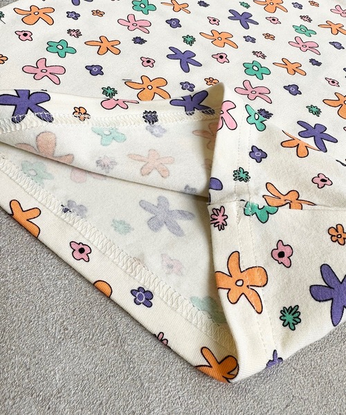 CALMIA（カルミア）の「ソウガラハンソデTシャツ(80～150cm)（Tシャツ/カットソー・キッズ・ラベンダー/チャコール/レッド/オフホワイト・80/90/95/100/110/120/130/140/150）」の15枚目の写真