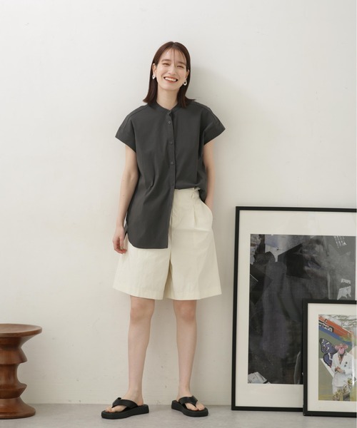 LB.04/ナイロンストレッチポプリンショートパンツ