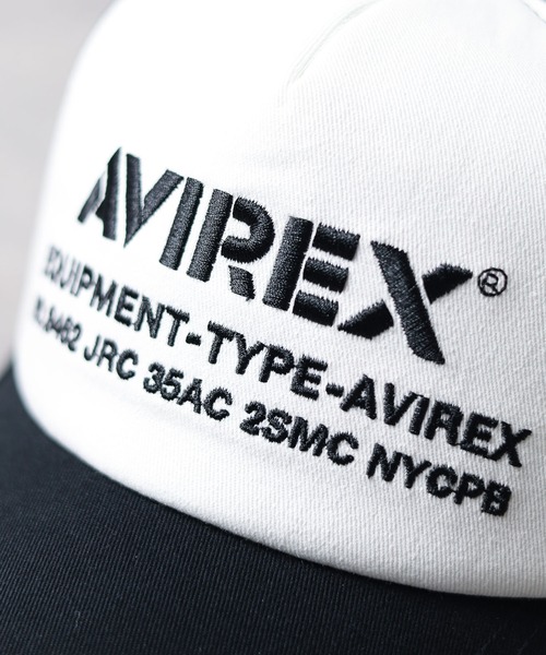 AVIREX（アヴィレックス）の「『AVIREX』 NUMBERING MESH CAP（キャップ・メンズ・ホワイト/ブラック/グレー系カモフラージュ/グリーン系カモフラージュ/ネイビー・FREE）」の9枚目の写真
