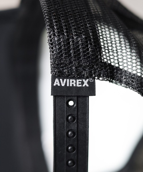 AVIREX（アヴィレックス）の「『AVIREX』 NUMBERING MESH CAP（キャップ・メンズ・ホワイト/ブラック/グレー系カモフラージュ/グリーン系カモフラージュ/ネイビー・FREE）」の7枚目の写真