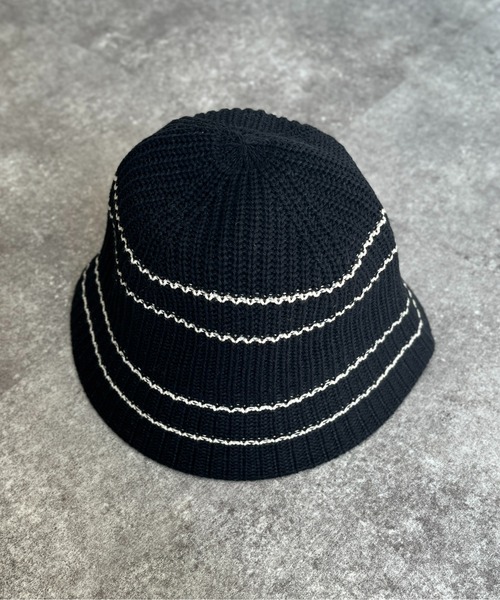 CPCM(シーピーシーエム)の「ラインニットハット(ハット・メンズ・アイボリー/ブラック/ベージュ・FREE)」の6枚目の写真