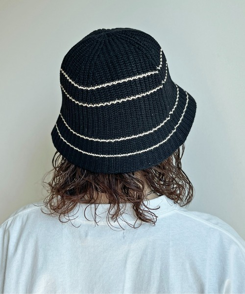 CPCM(シーピーシーエム)の「ラインニットハット(ハット・メンズ・アイボリー/ブラック/ベージュ・FREE)」の10枚目の写真