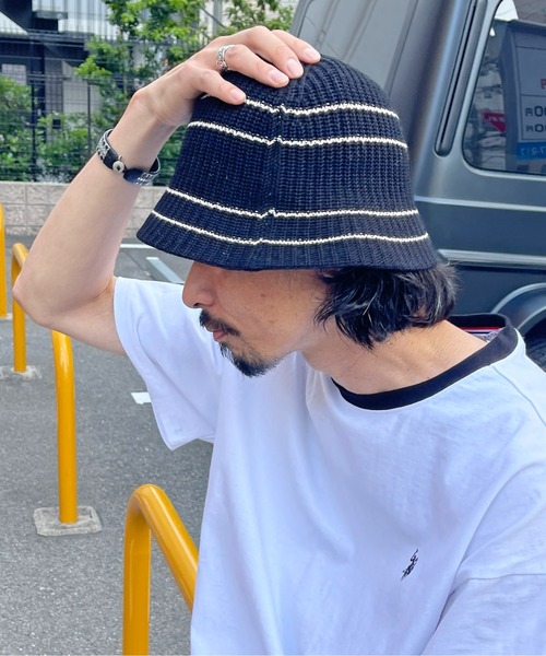 CPCM(シーピーシーエム)の「ラインニットハット(ハット・メンズ・アイボリー/ブラック/ベージュ・FREE)」の14枚目の写真