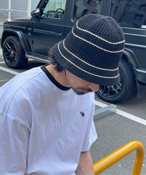 CPCM(シーピーシーエム)の「ラインニットハット(ハット・メンズ・アイボリー/ブラック/ベージュ・FREE)」の15枚目の写真