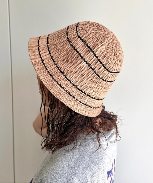 CPCM(シーピーシーエム)の「ラインニットハット(ハット・メンズ・アイボリー/ブラック/ベージュ・FREE)」の22枚目の写真