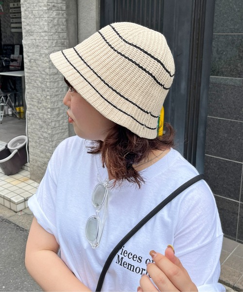 CPCM(シーピーシーエム)の「ラインニットハット(ハット・メンズ・アイボリー/ブラック/ベージュ・FREE)」の16枚目の写真