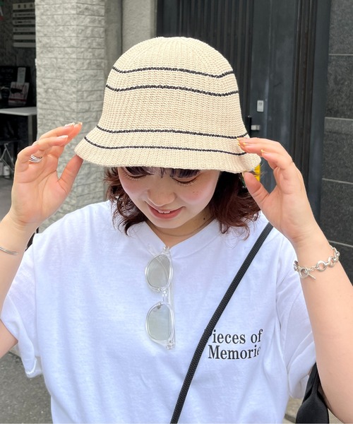 CPCM(シーピーシーエム)の「ラインニットハット(ハット・メンズ・アイボリー/ブラック/ベージュ・FREE)」の18枚目の写真