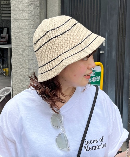 CPCM(シーピーシーエム)の「ラインニットハット(ハット・メンズ・アイボリー/ブラック/ベージュ・FREE)」の19枚目の写真