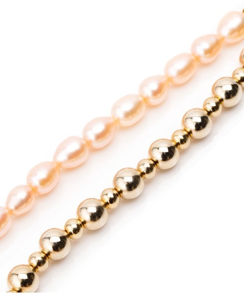 Casselini（キャセリーニ）の「Casselini(キャセリーニ)淡水パールリボンネックレス（ネックレス・レディース・ゴールド/シルバー・FREE）」の6枚目の写真