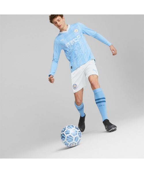 PUMA(プーマ)の「PUMA プーマ メンズ マンチェスター シティFC 2023-24 ホーム レプリカ ユニフォーム 長袖(Tシャツ/カットソー・メンズ・ブルー・LARGE/MEDIUM/X-SMALL/SMALL/X-LARGE)」の12枚目の写真
