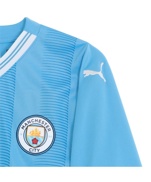 PUMA(プーマ)の「PUMA プーマ メンズ マンチェスター シティFC 2023-24 ホーム レプリカ ユニフォーム 長袖(Tシャツ/カットソー・メンズ・ブルー・LARGE/MEDIUM/X-SMALL/SMALL/X-LARGE)」の10枚目の写真