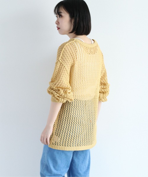 cepo（セポ）の「ドットメッシュ リンキングニット（ニット/セーター