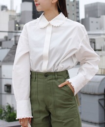 THE SHINZONE/シンゾーン フリルカラーブラウス FRILL COLLAR BLOUSE 23AMSBL05