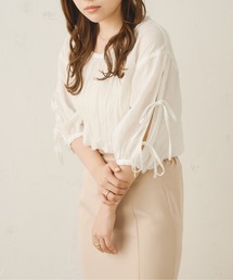 2wayリボンブラウス／【WEB/EC限定商品】