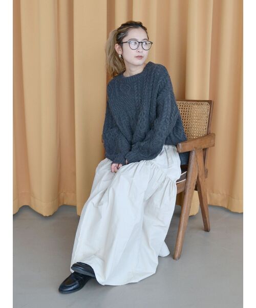 Ungrid - ❤️美品❤️Ungrid❤️カウチンニット❤️ネイビー❤️アングリッド 楽天市場】ungrid（ニット・セーター｜トップス）：レディース