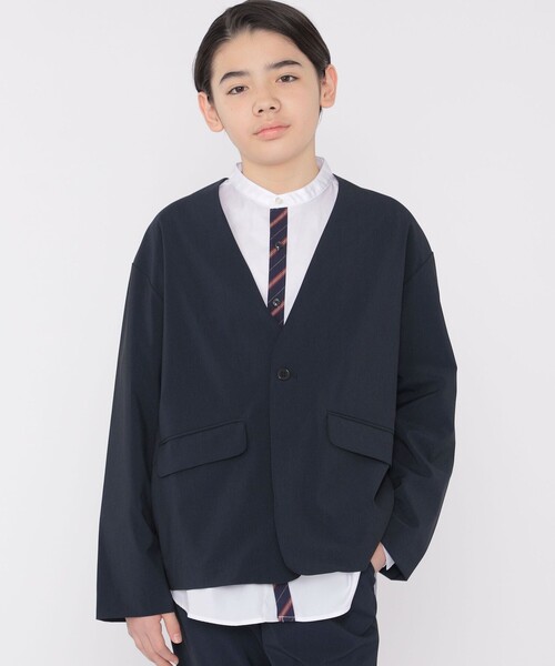 SHIPS（シップス）の「SHIPS KIDS:145～160cm / オックスフォード バンドカラー シャツ（シャツ/ブラウス・キッズ・オフホワイト/アイボリー・S/145/M/160）」の6枚目の写真