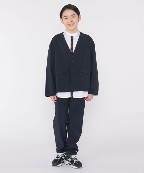 SHIPS（シップス）の「SHIPS KIDS:145～160cm / オックスフォード バンドカラー シャツ（シャツ/ブラウス・キッズ・オフホワイト/アイボリー・S/145/M/160）」の9枚目の写真