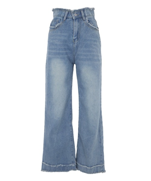 BLUEEAST(ブルーイースト)の「フリンジデニムパンツ(デニムパンツ・レディース・ブルー・SMALL/MEDIUM/LARGE)」の13枚目の写真
