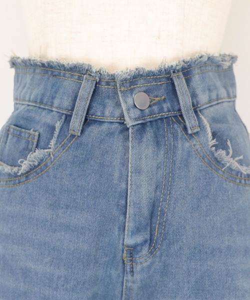 BLUEEAST(ブルーイースト)の「フリンジデニムパンツ(デニムパンツ・レディース・ブルー・SMALL/MEDIUM/LARGE)」の17枚目の写真