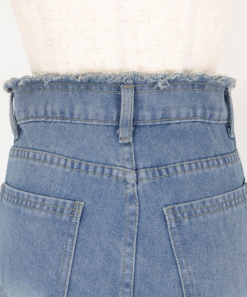 BLUEEAST(ブルーイースト)の「フリンジデニムパンツ(デニムパンツ・レディース・ブルー・SMALL/MEDIUM/LARGE)」の18枚目の写真