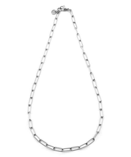 LHME(エルエイチエムイー)の「LHME スリムオーバルチェーンネックレス/サージカルステンレス316L(金属アレルギー対応)(ネックレス・レディース・ゴールド/シルバー・40cm)」の3枚目の写真