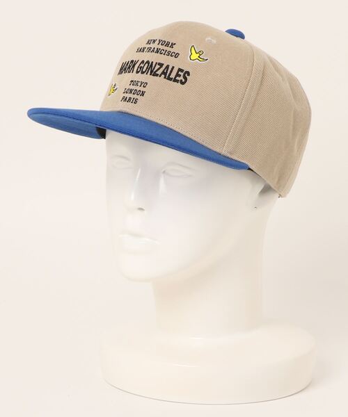Mark Gonzales（マーク・ゴンザレス）の「【（What it isNt）ART BY MARKGONZALES / (ワットイットイズント) アートバイ マークゴンザレス 】 刺繍 フラット キャップ / BB CAP（キャップ・メンズ・ベージュ系1/ベージュ系2/グレー系1/ブラック系1/ブラック系2/オレンジ系2/その他2/その他1・FREE）」の20枚目の写真