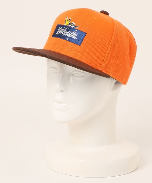 Mark Gonzales（マーク・ゴンザレス）の「【（What it isNt）ART BY MARKGONZALES / (ワットイットイズント) アートバイ マークゴンザレス 】 刺繍 フラット キャップ / BB CAP（キャップ・メンズ・ベージュ系1/ベージュ系2/グレー系1/ブラック系1/ブラック系2/オレンジ系2/その他2/その他1・FREE）」の22枚目の写真