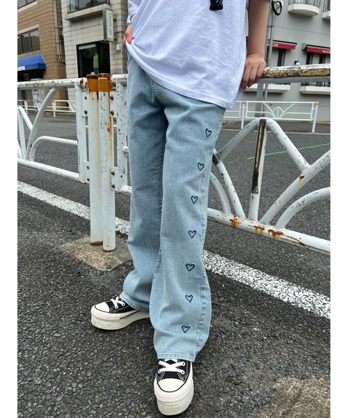 WC(ダブル シー)の「モチーフラインデニムパンツ(デニムパンツ・レディース・その他1/その他2・FREE)」の7枚目の写真