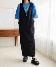 LEPSIM | ナイロンスポーティジャンスカ　964252(ジャンパースカート)