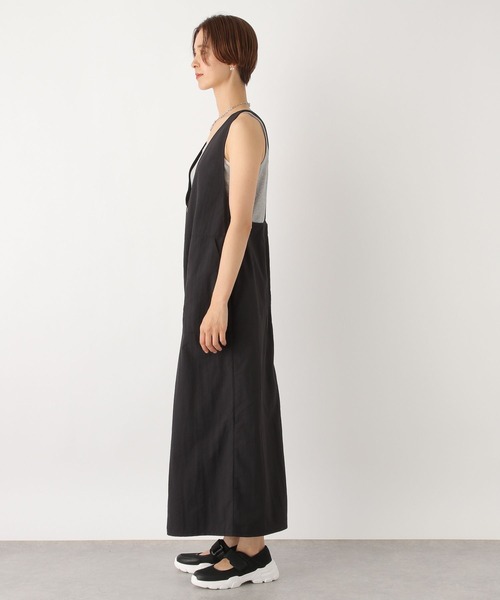 LEPSIM（レプシィム）の「ナイロンスポーティジャンスカ　964252（ジャンパースカート・レディース・ブラック/アイボリー/グレー/ベージュ/ネイビー・FREE）」の11枚目の写真