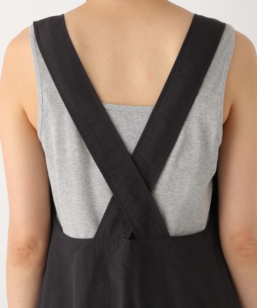 LEPSIM（レプシィム）の「ナイロンスポーティジャンスカ　964252（ジャンパースカート・レディース・ブラック/アイボリー/グレー/ベージュ/ネイビー・FREE）」の17枚目の写真