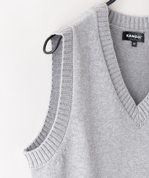 KANGOL(カンゴール)の「【KANGOL/カンゴール】スクールベスト 制服 高校生 中学生 JK DK ユニセックス コットン100% ロゴ刺繍 ワンポイント(ベスト・メンズ・ベージュ/ネイビー/グレー/ブラック・MEDIUM/LARGE)」の15枚目の写真
