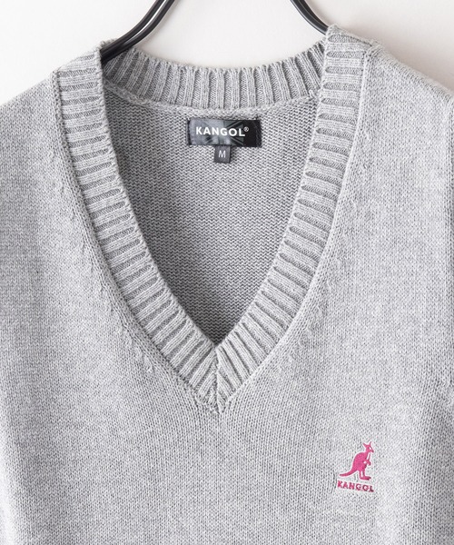 KANGOL(カンゴール)の「【KANGOL/カンゴール】スクールベスト 制服 高校生 中学生 JK DK ユニセックス コットン100% ロゴ刺繍 ワンポイント(ベスト・メンズ・ベージュ/ネイビー/グレー/ブラック・MEDIUM/LARGE)」の16枚目の写真