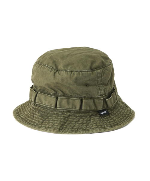 AVIREX(アヴィレックス)の「《直営店限定》JUNGLE HAT / ジャングル ハット / AVIREX / アヴィレックス(ハット・メンズ・その他2/オリーブ系/ブラック・F)」の2枚目の写真