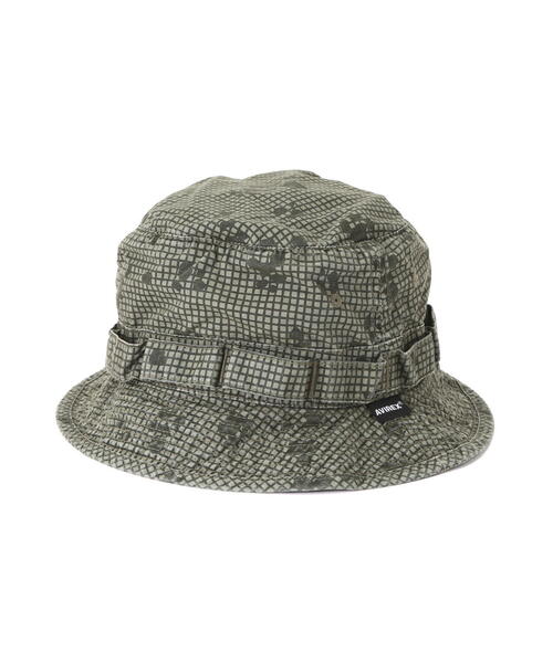 AVIREX(アヴィレックス)の「《直営店限定》JUNGLE HAT / ジャングル ハット / AVIREX / アヴィレックス(ハット・メンズ・その他2/オリーブ系/ブラック・F)」の3枚目の写真
