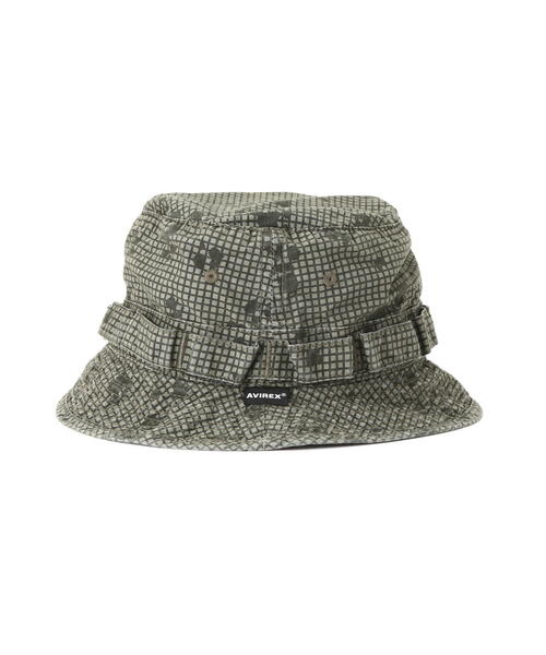 AVIREX(アヴィレックス)の「《直営店限定》JUNGLE HAT / ジャングル ハット / AVIREX / アヴィレックス(ハット・メンズ・その他2/オリーブ系/ブラック・F)」の8枚目の写真