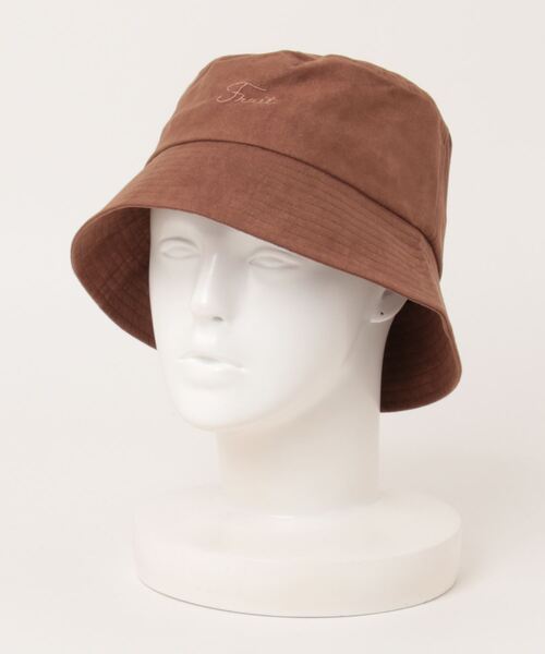 FRUIT OF THE LOOM(フルーツオブザルーム)の「【FRUIT OF THE LOOM】Lady’s BUCKET HAT(ハット・レディース・ブラック/ベージュ・FREE)」の1枚目の写真