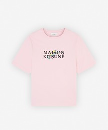 Tシャツ・カットソー MAISON KITSUNE Floral print overshirt (MM00401WW4017 O360) Maison Kitsuné Floral Print Overshirt - Green