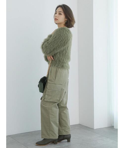 Te chichi（テチチ）の「【Atelier Militaire】ドロストカーゴパンツ（カーゴパンツ・レディース・カーキ・F）」の10枚目の写真