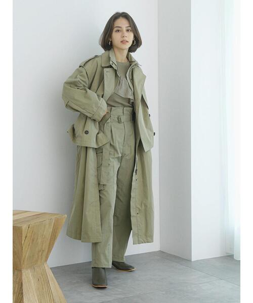 Te chichi（テチチ）の「【Atelier Militaire】ドロストカーゴパンツ（カーゴパンツ・レディース・カーキ・F）」の13枚目の写真