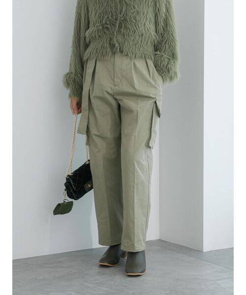 Te chichi（テチチ）の「【Atelier Militaire】ドロストカーゴパンツ（カーゴパンツ・レディース・カーキ・F）」の18枚目の写真