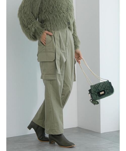 Te chichi（テチチ）の「【Atelier Militaire】ドロストカーゴパンツ（カーゴパンツ・レディース・カーキ・F）」の20枚目の写真