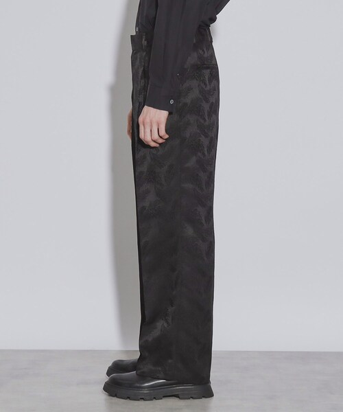 tk.TAKEO KIKUCHI（ティーケータケオキクチ）の「◆M&JQ ワイドストレートパンツ（その他パンツ・メンズ・ダークグリーン/ブラック系/ブラック・01/02/03）」の6枚目の写真