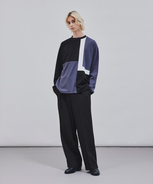 tk.TAKEO KIKUCHI（ティーケータケオキクチ）の「◆M&JQ ワイドストレートパンツ（その他パンツ・メンズ・ダークグリーン/ブラック系/ブラック・01/02/03）」の20枚目の写真