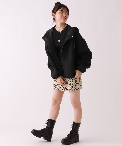 repipi armario(レピピ アルマリオ)の「【WEB限定XLサイズあり】ダンボールマウンテンパーカー(マウンテンパーカー・キッズ・ナチュラル/モカ/ブラック・SMALL/MEDIUM/LARGE/X-LARGE)」の4枚目の写真